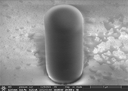 Microcavité réalisée par photolithographie